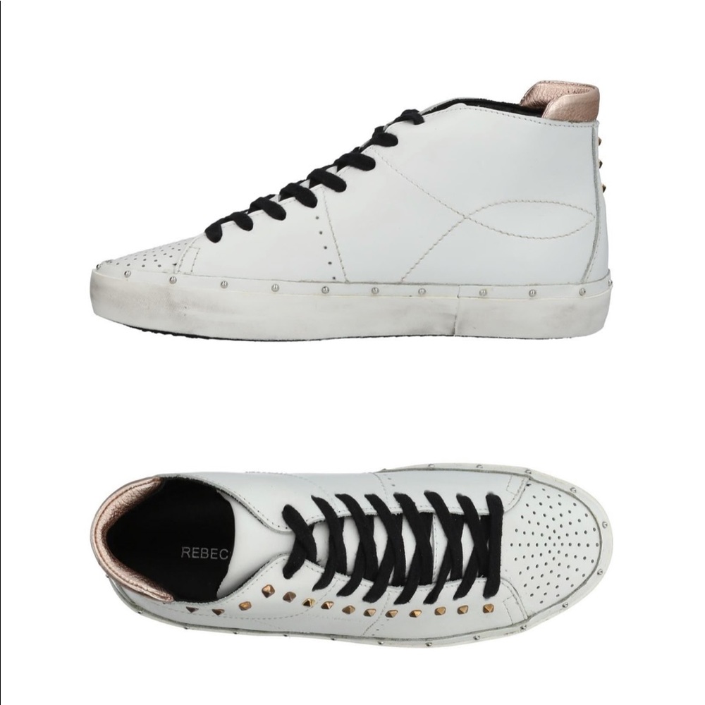 REBECCA MINKOFF - SOFT LEATHER SNEAKERS